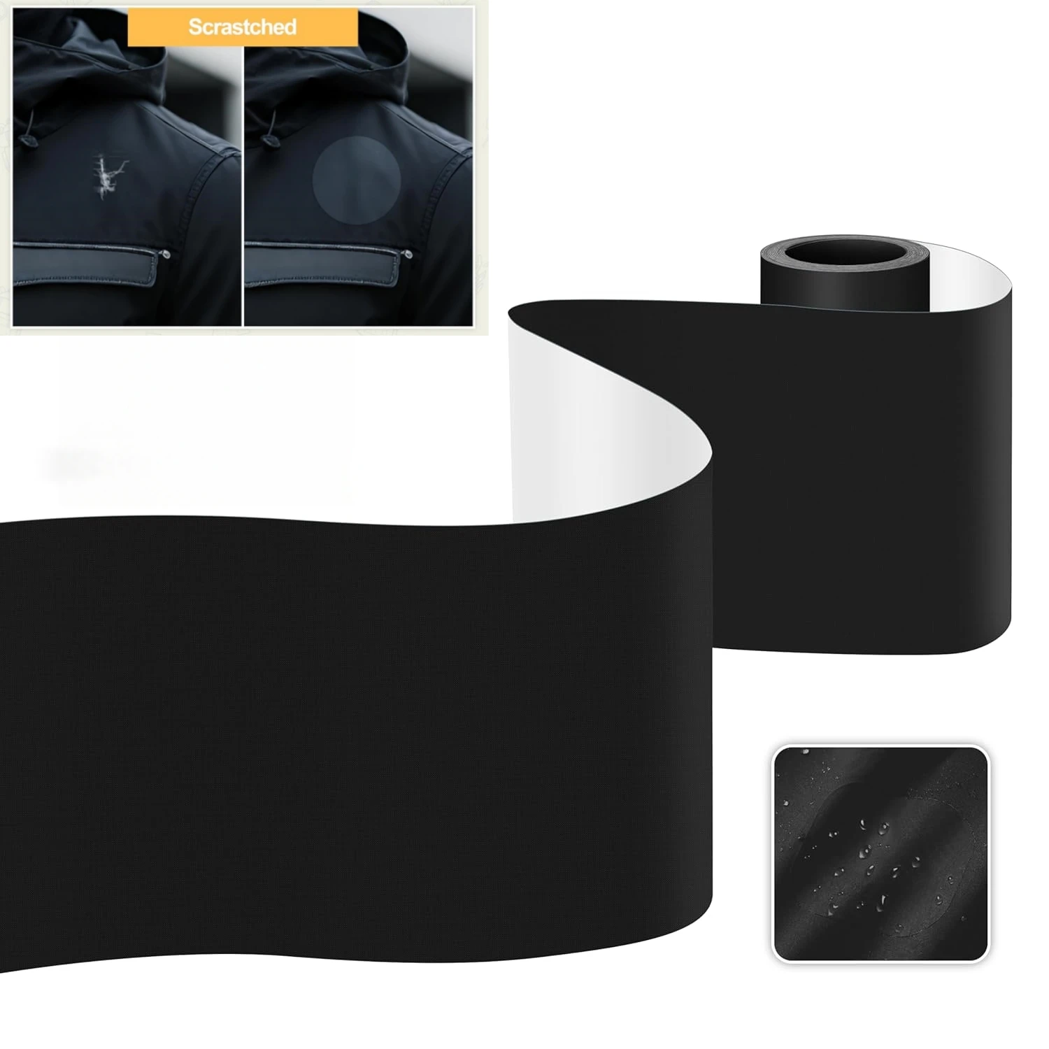 

Nylon Cloth Patches Apparel Sewing Nylon Stickers Self-Adhesive Repair Patch Tape for Sofa Bags Furniture Car Seats Clothing