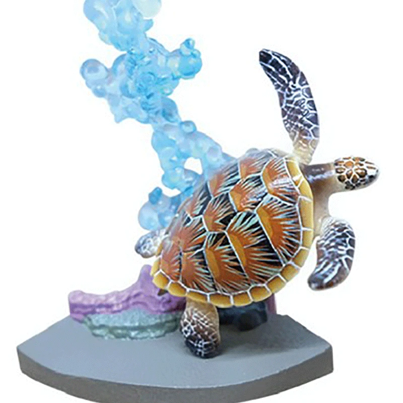 

BANDAI Spot Stereo Illustrated Splicing Series Turtle Group Model Action Figure Finished Product MODEL TOYS