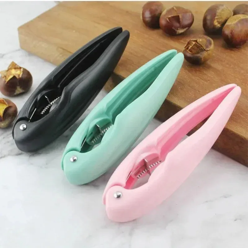 

TOPLIVING Stainless Steel Multifunctional Chestnut Clip Machine Nutcracker Opener Tool Nuts Walnut Cutter Sheller Chestnut Shell
