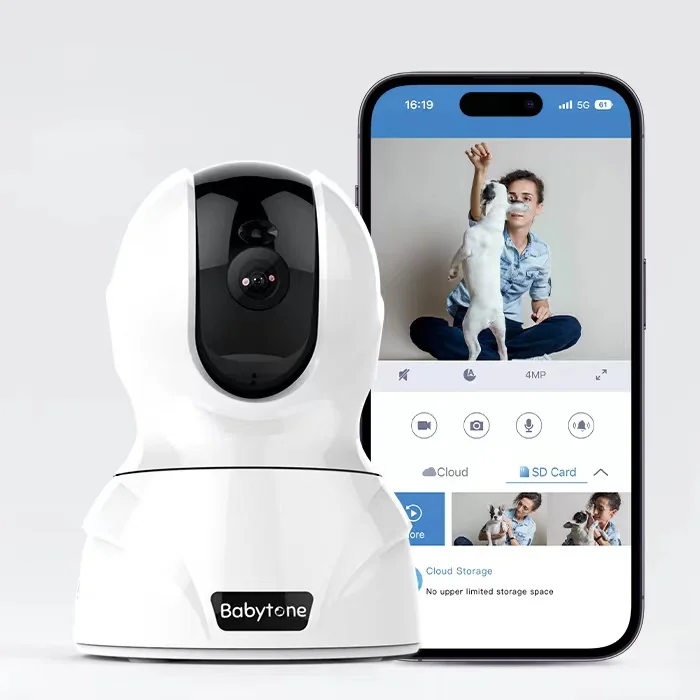 Viatom BM HD 1080P 4X baby monitor camera two way talk audio Vox video baby camera monitor image 5