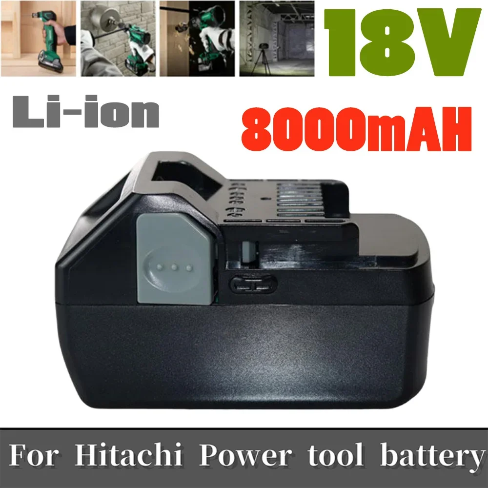 

18V 8000mAh Li-Ion Replacement Battery For HITACHI BSL1820 BSL1840 BSL1850 BSL1860B BSL1830B