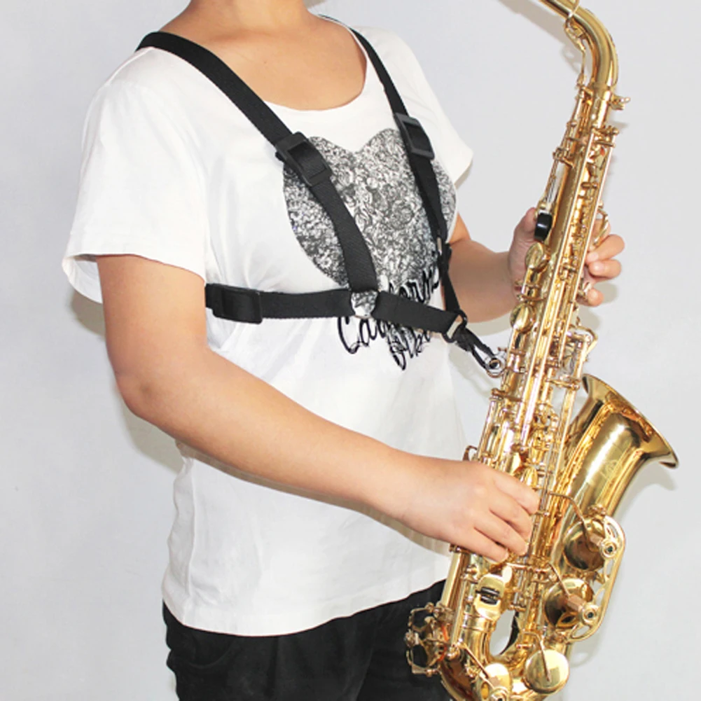 

10-х предметный металлический крючок для альт-тенор-саксофона, плечевой ремень