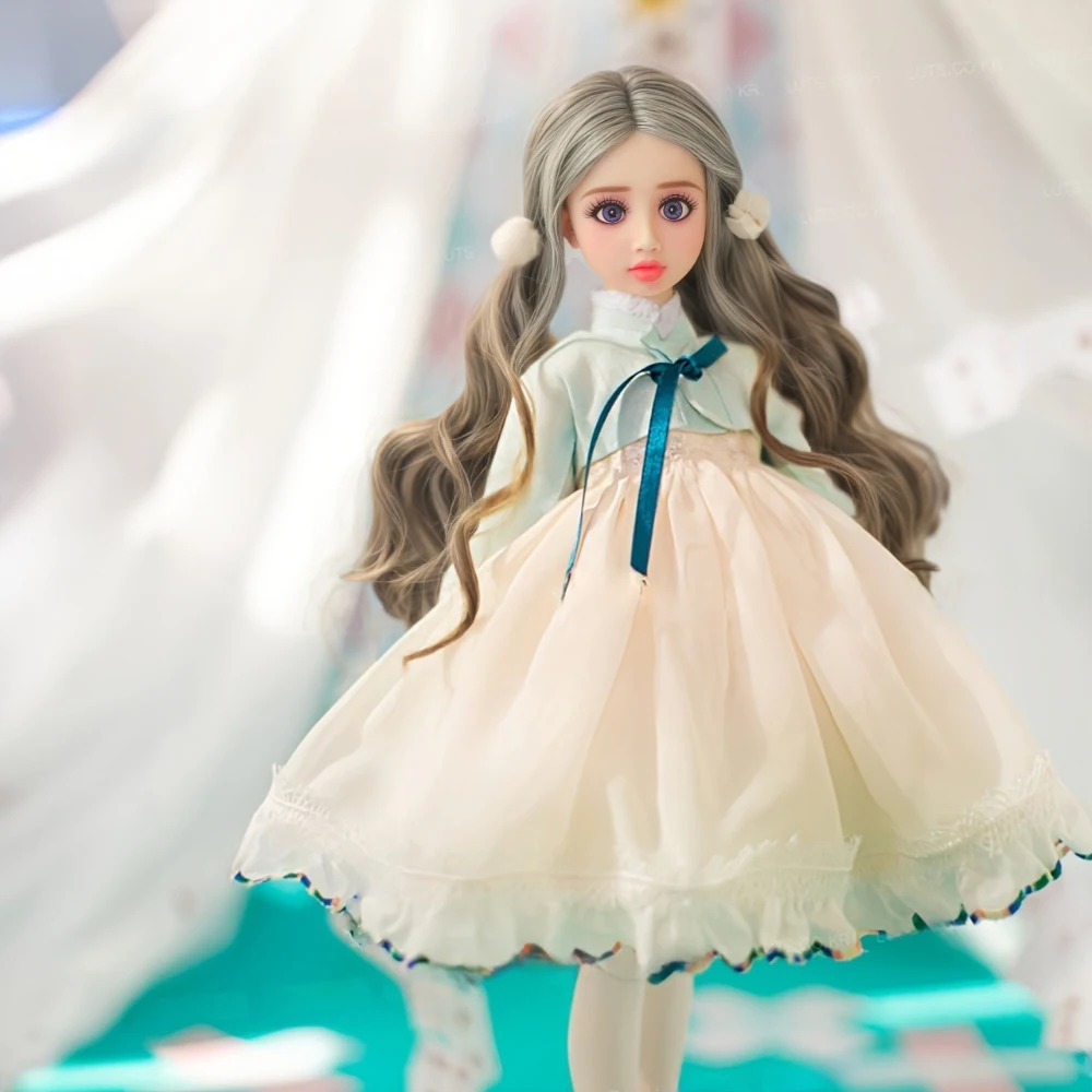 70CM/100CM アニメドール、完璧な彼女、ウィッグ付き取り外し可能な頭部、TPE素材の調節可能な体、柔らかい（服なし）