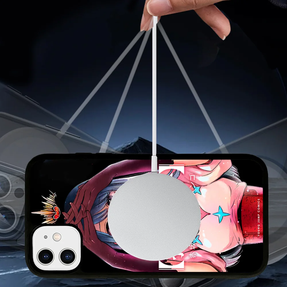 Pop Anime O-Oshi N-No K-Ko Phone Case Magnetic Case For iPhone 16 14 13 12 11 15 Pro Max Plus For Magsafe Wireless Charge Cover