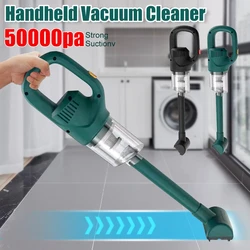 Handheld Vacuum Cleaner 50000PA High-power Mini Vacuum Cleaner Rechargeable Wireless Car Vacuum Cleaner for Home Car Dual Use