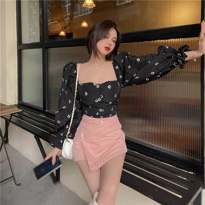 

Skirts for Woman High Waist Clothing Mini Womens Skirt Denim Pink Jeans Gyaru Short Chic and Elegant New In Vintage Premium Y2k
