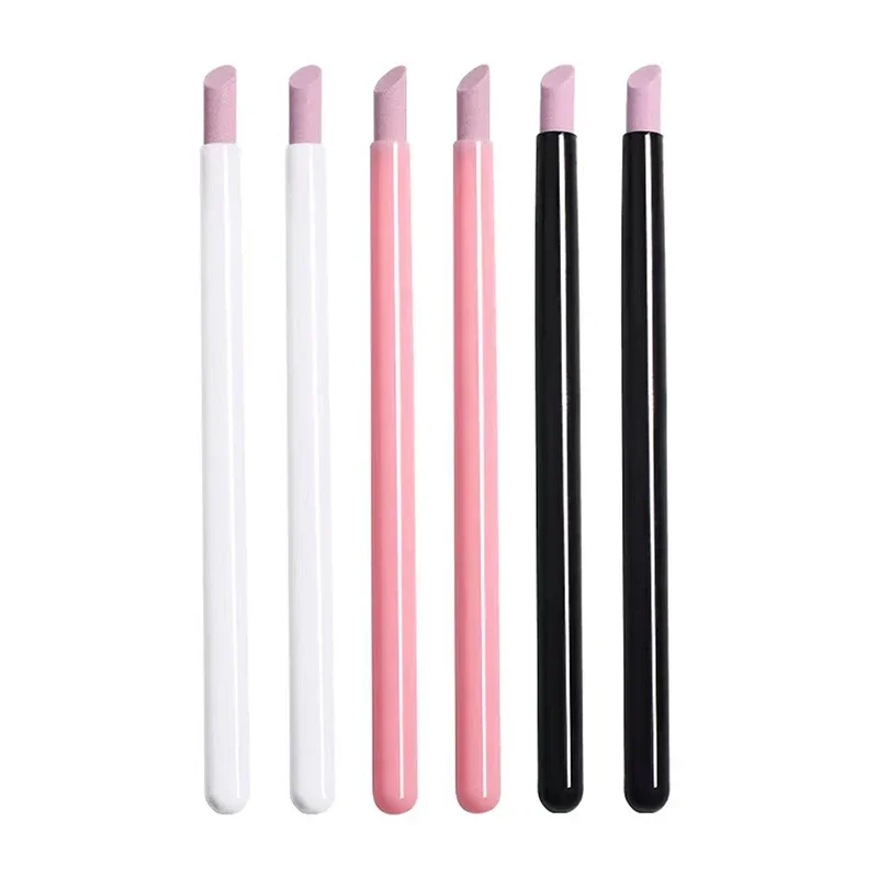 Penna per macinare le unghie Forbici per cuticole morte Unghie artistiche 1/5PC Quarzo Rimozione della pelle Gel UV Smalto Manicure Stick Lime Accessori Strumenti