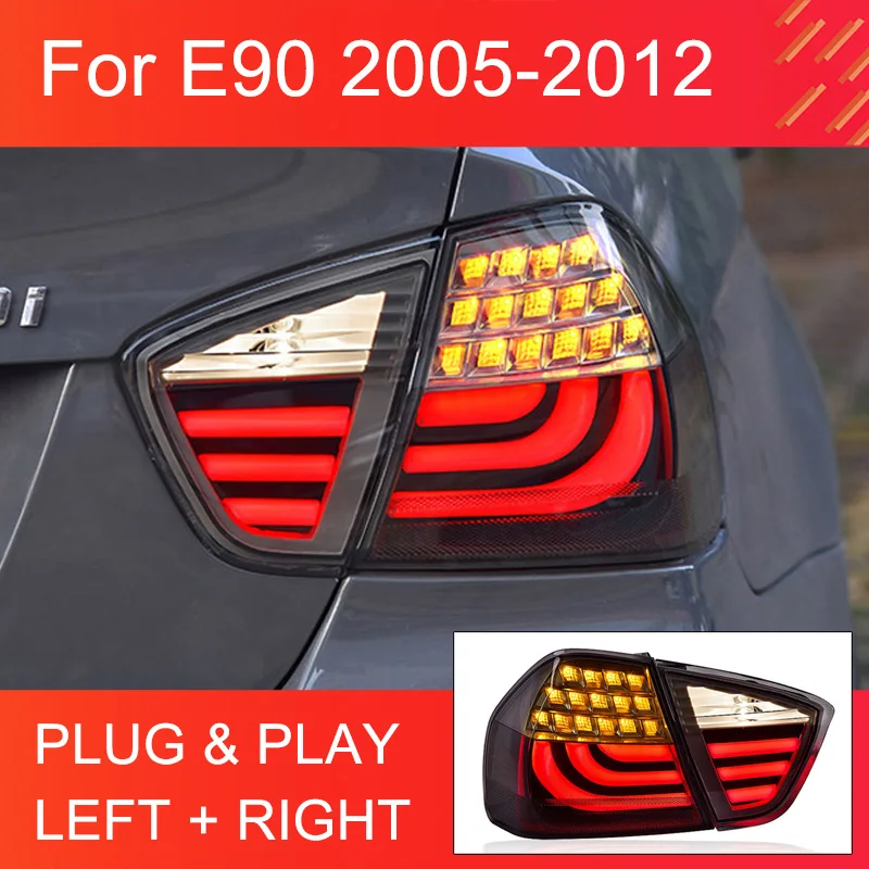 

1 Pair Upgrade Tail Light for BMW 3 Series E90 2005-2008 2009-2012 Taillights Plug and Play Running Brake Reverse Taillights