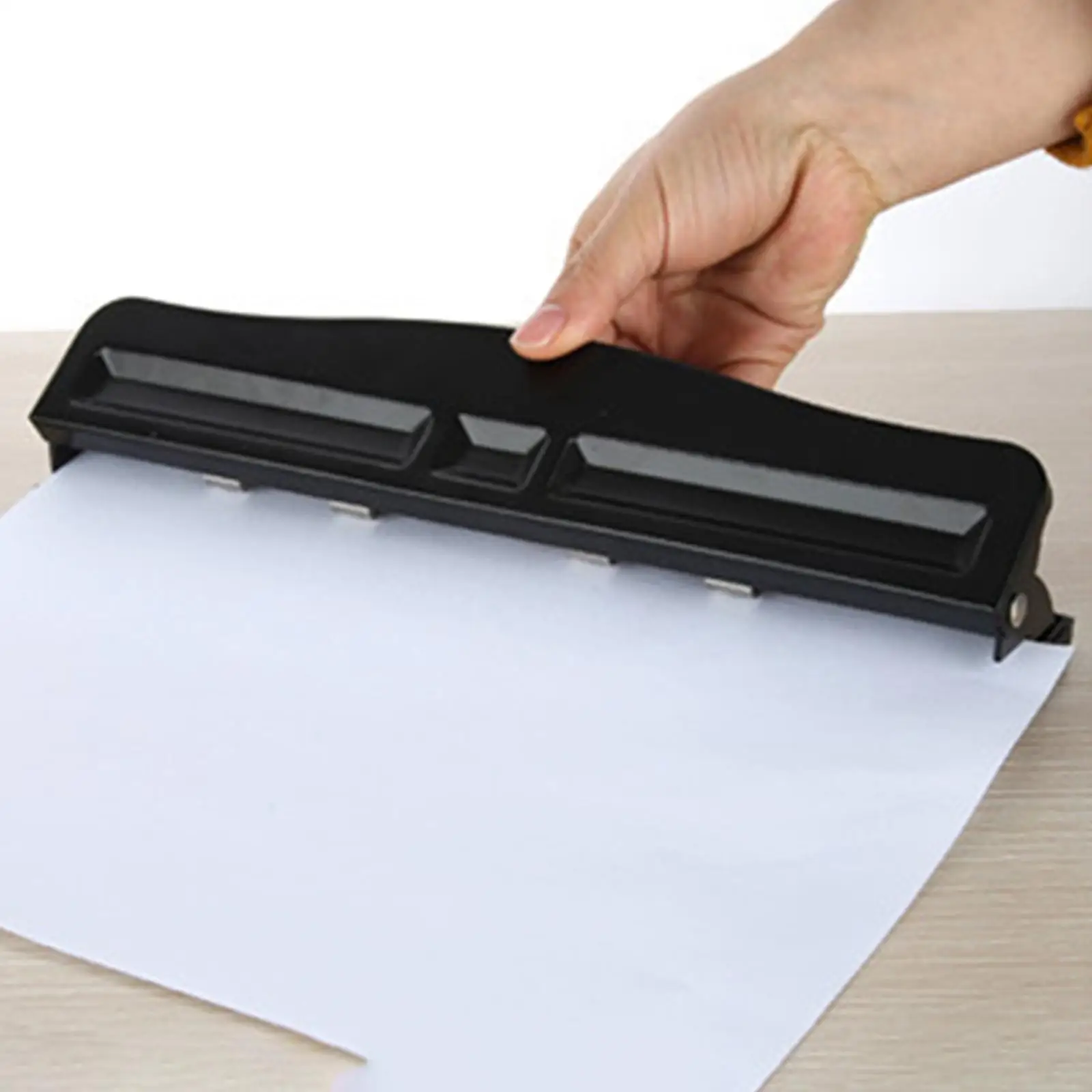 3 Hole Punch File Binding Desktop Hole Puncher for Learning Office Working