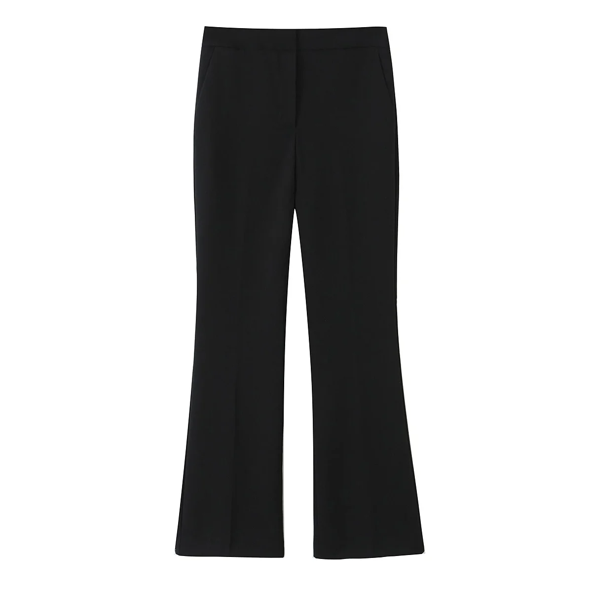 Women's Bell-Bottoms Trousers Spring Autumn Pants Office Lady Solid Color Trendy Flared Trousers