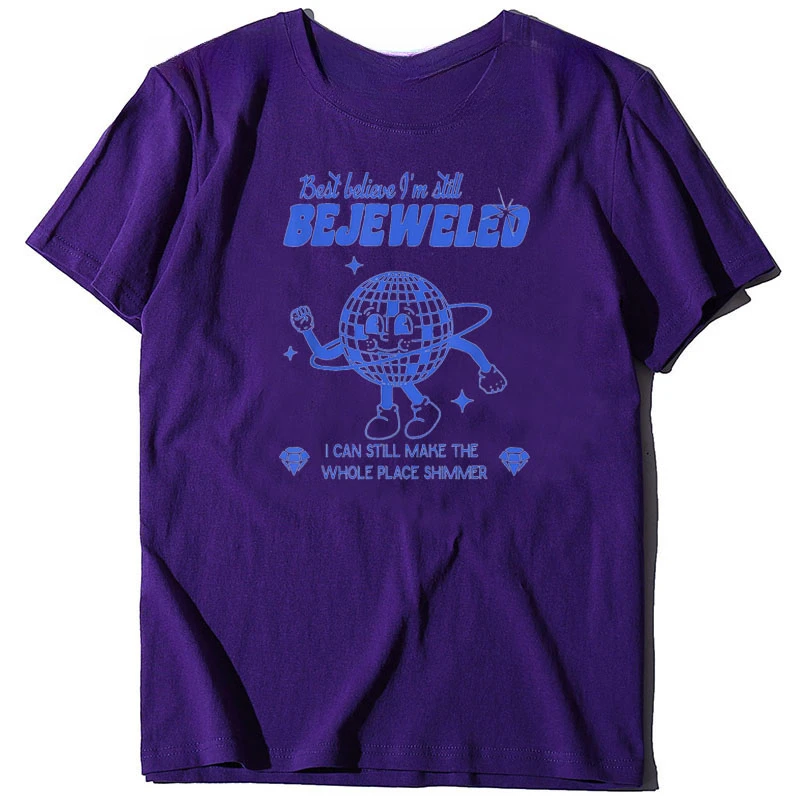Tops Short Sleeve Blouses Funny Summer Fashion Cotton Outfits Gifts Best Believe I'm Still Bejeweled T-Shirt Cute Graphic Tee image 2