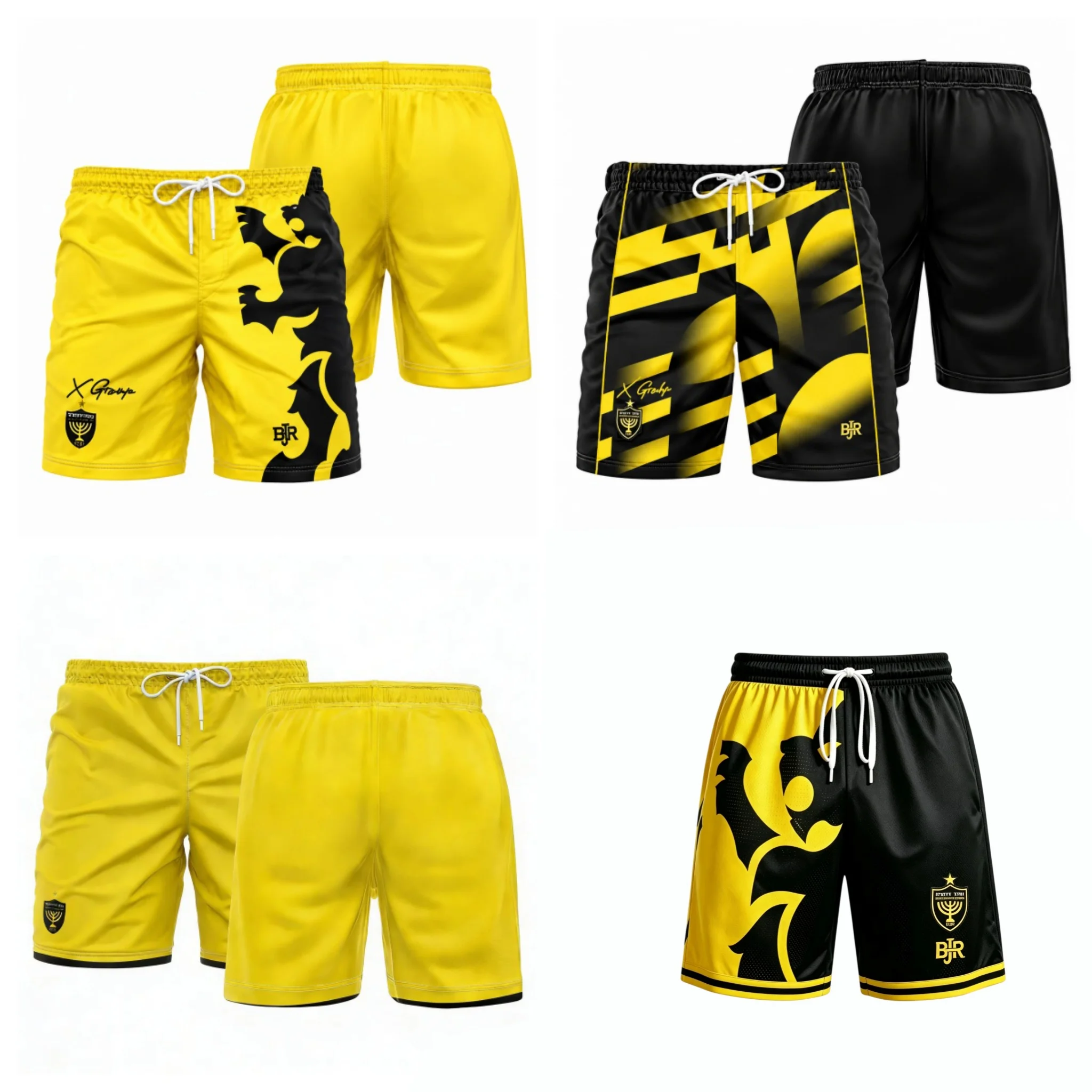 2026 Beitar Jerusalem Football Pants Summer Breathable Quick Dry Sports Training Shorts Loose Casual Basketball Shorts Pants