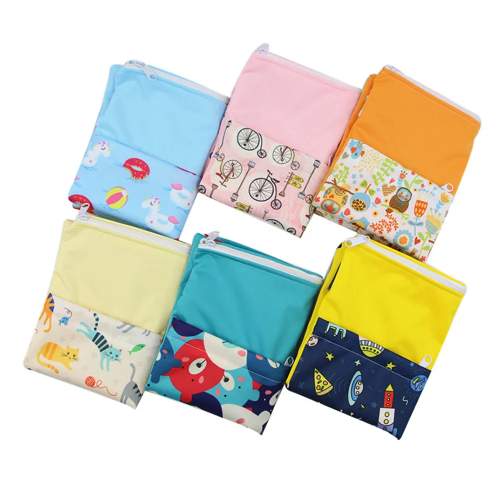 

Diaper Bag Storage Pouches Baby Wet Waterproof Dry Nappy Bags Cloth Large Diapers Travel