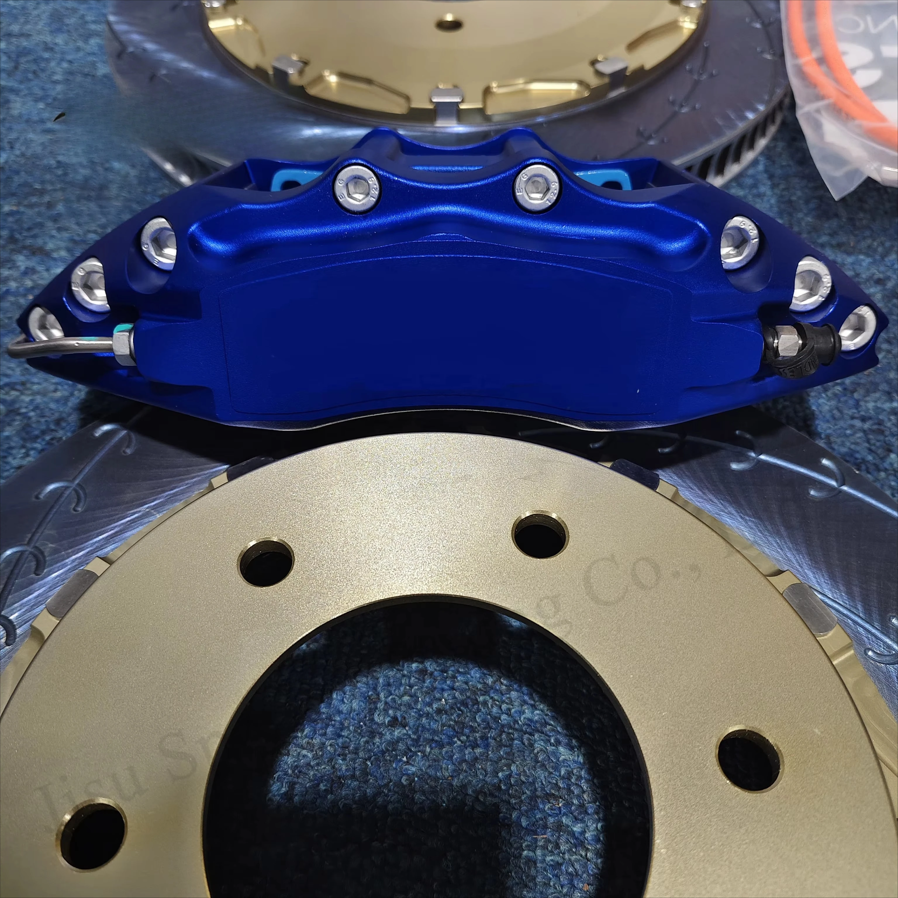 Big Brake Kit Front 6 Piston Brakes Rear 4 Piston 380mm Brake Disc for Endless Caliper and for Toyota Mitsubishi EVO