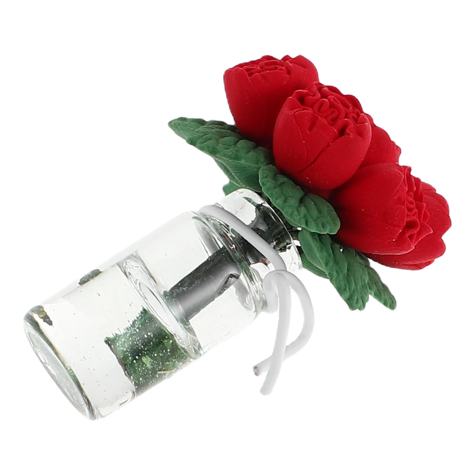 

Украшение интерьера автомобиля, пластиковая ваза с розами, миниатюрная компактная скульптура на приборной панели, поставка украшения салона автомобиля