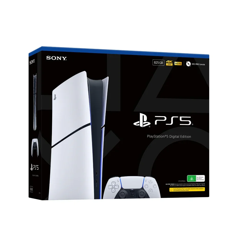 إصدار الاتحاد الأوروبي Sony PlayStation 5 Slim Digital Console (825GB) Model Group - Slim Ultra High Speed SSD Ray Tracing 4K TV Gaming Video Game PS5 Slim #8