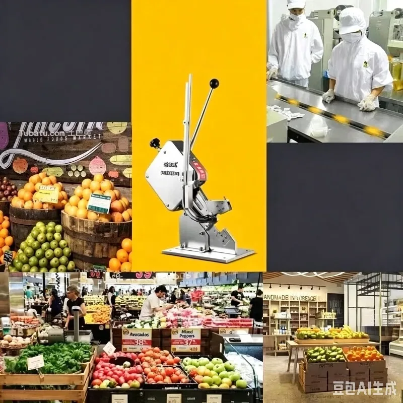 U-shaped Manual buckle machine edible mushroom buckle ham sausage buckle machine U-shaped machine supermarket