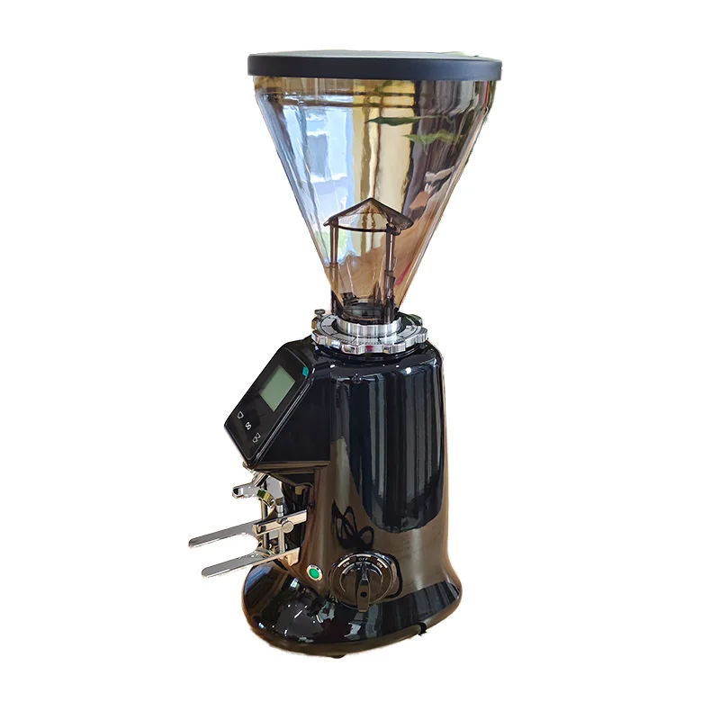 

Лидер продаж, аксессуары для дома, электрическая кофемолка, кофемолка с сенсорным экраном, стальная чашка по индивидуальному заказу