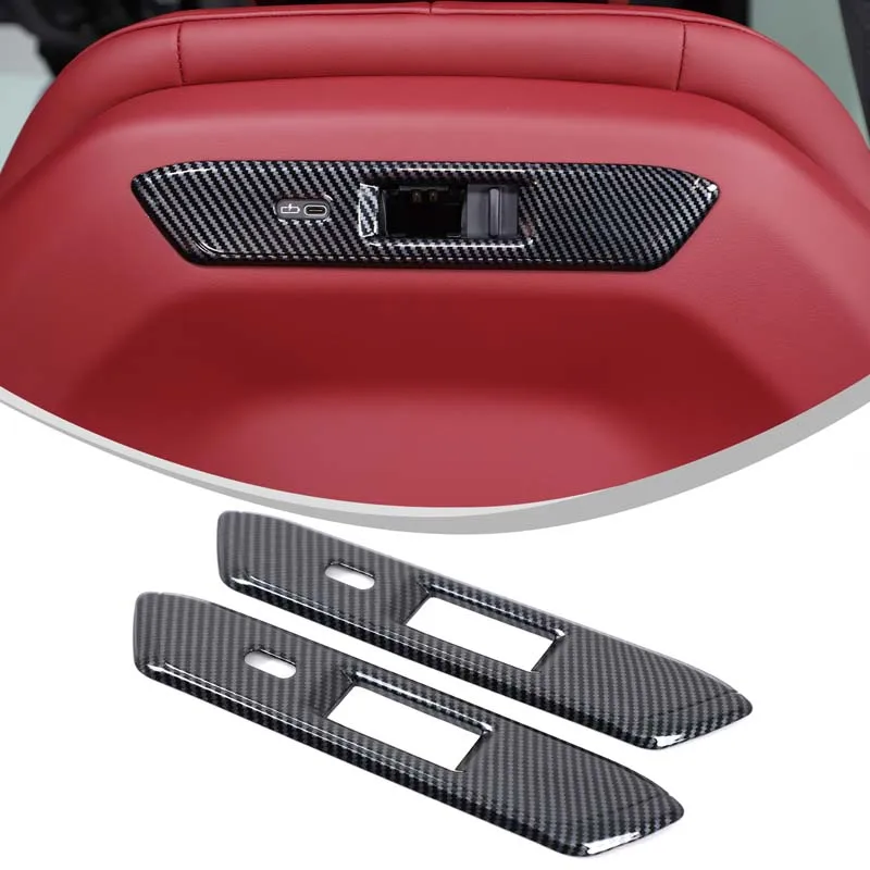 

For BMW X3 2025+ Automotive front seat back trim strip ABS carbon fiber Automotive interior accessories