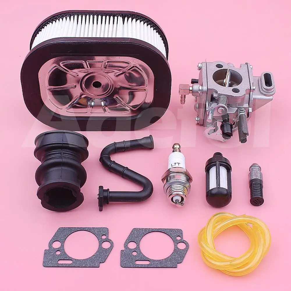 Kit collettore di aspirazione filtro aria carburante carburatore per Stihl MS660 066 064 motosega HS-320A [otson 1122 120 0623, 1122 120 0621