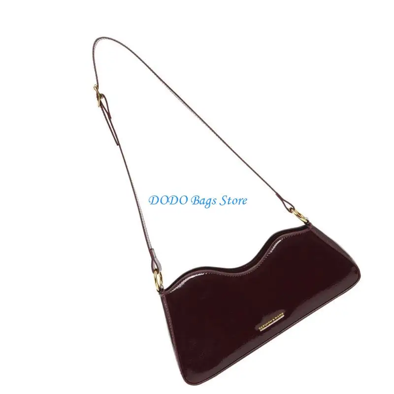 حقيبة يد نسائية أنيقة حقيبة الإبط بلون حقيبة كتف السيدات حقيبة التنقل العصرية حقيبة تحت الإبط حقيبة تسوق #2