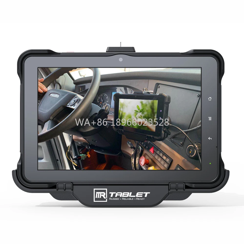

10-дюймовый прочный автомобильный планшетный ПК, 4-канальная система камеры AHD, дополнительная система ADAS и DMS, помощь вождения, предупреждение о слепой пятне