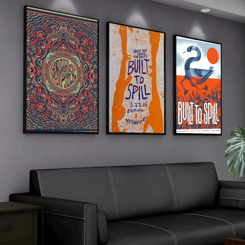 band B-Built to Spill-L Painting Calligraphy Artwork for Home Bedroom Office Wall Decoration Gift
