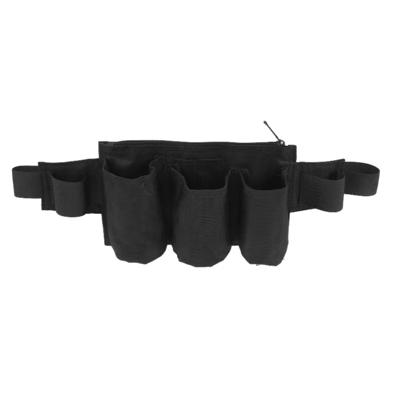 

Ремень для садовых инструментов, 6 карманов, 2 ремня, водонепроницаемая ткань Оксфорд, регулируемая сумка для садовых инструментов для семейного кемпинга, уличный черный