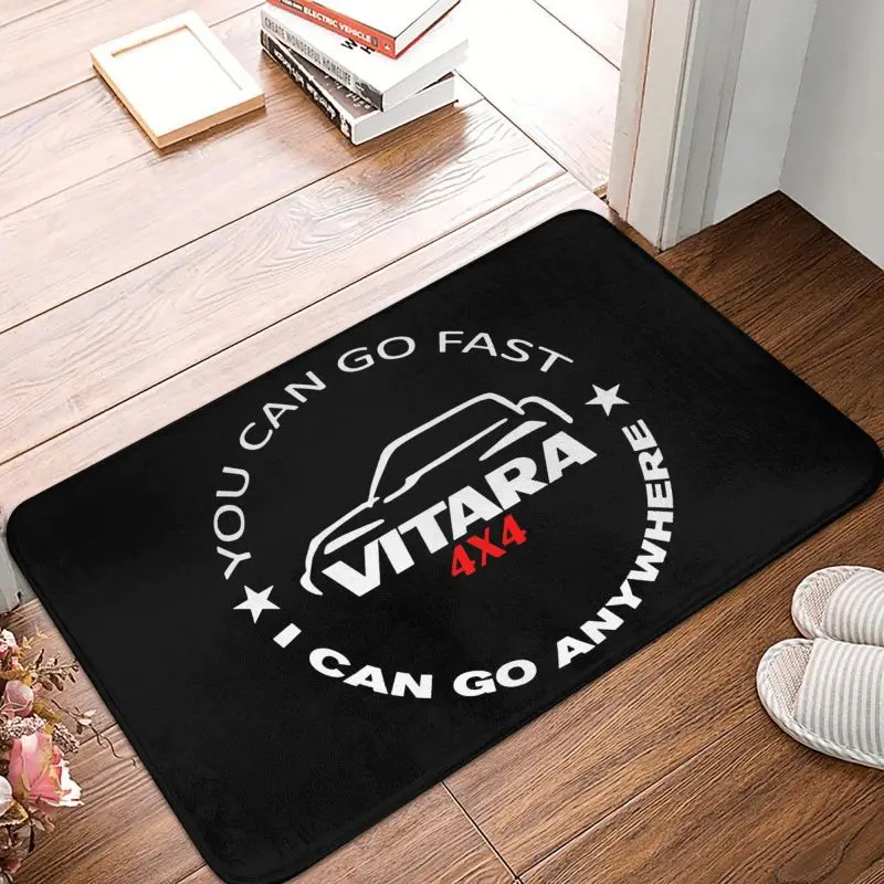 Go Adventure Off Road Front Door Mat Anti-Slip Indoor Waterproof Doormat Kitchen Bedroom Entrance Rug Carpet