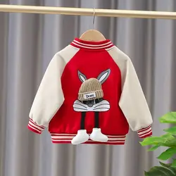 Baby Coat Spring and Autumn 2024 New Boys and Girls' Casual Jacket Children's Fashionable Baseball Fashion