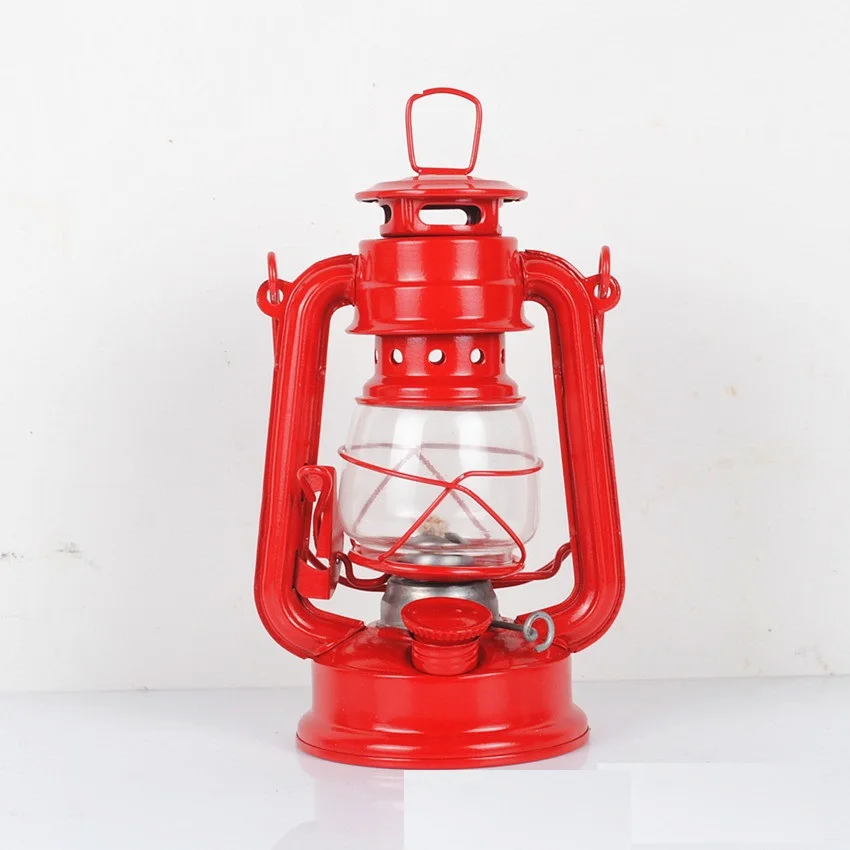 Retro Portable Black Kerosene Lamp Old Horse Lamp Mast Lamp Decorative Oil Handheld Lamp Outdoor Camping Lamp Fast Drop Shipping