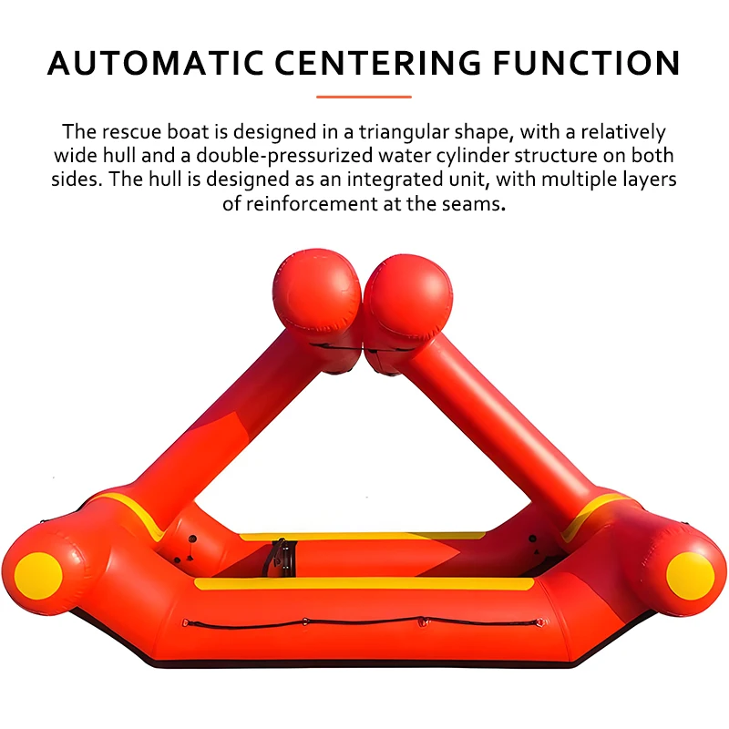Peralatan Penyelamatan Air Profesional yang Dapat Disesuaikan, Pengiriman Cepat, Perahu Penyelamat Arus yang Dapat Menyesuaikan Diri, Daya Tahan Tinggi