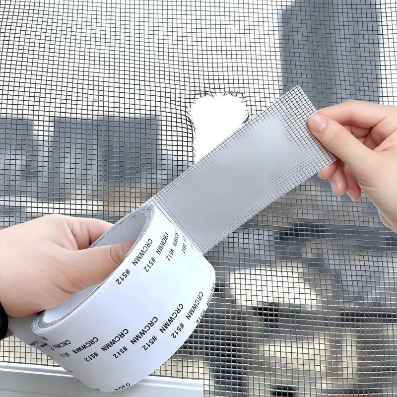 Window Screen Repair Patch Tape Self Adhesive Household Mesh Hole Fix Tool Anti Mosquito Screen Repair Sticker