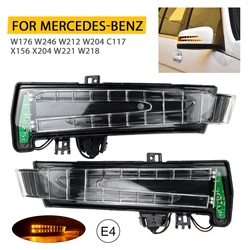 Right Left Side Wing Mirror Rear View Mirror Turn Signal Light Indicator Lamp For Mercedes benz W176 W246 W204 S204 W221 W212