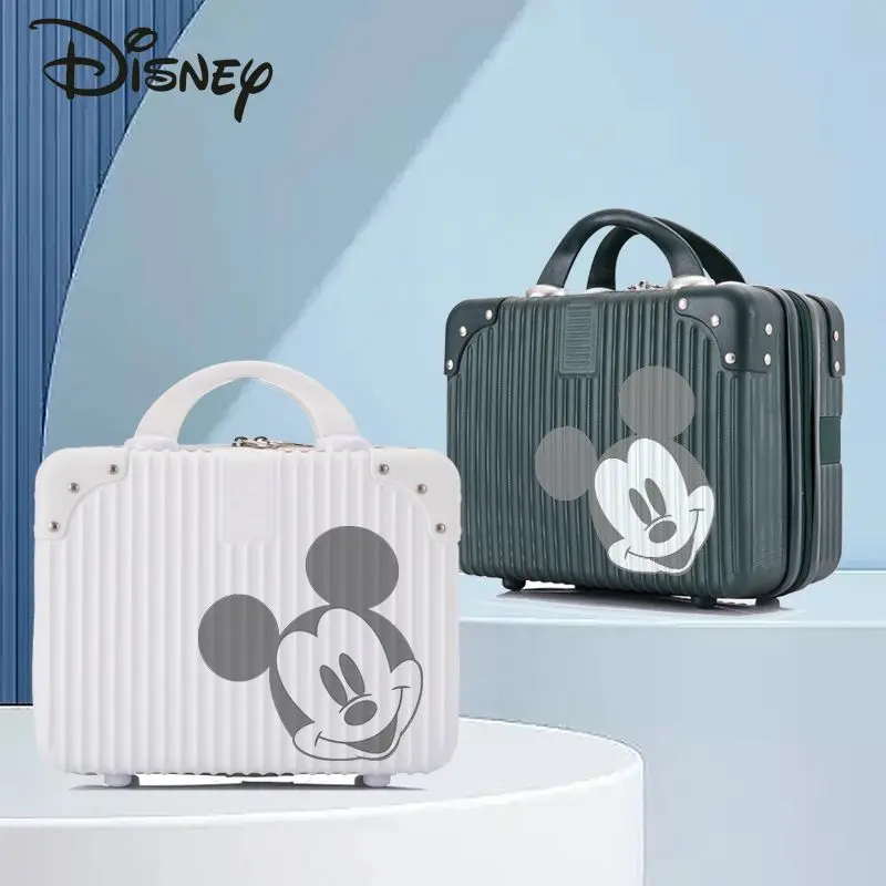 Disney Mickey New Women\'s Makeup Bag Fashionable and High Quality Storage Box Multifunctional Large Capacity Women\'s Handheld