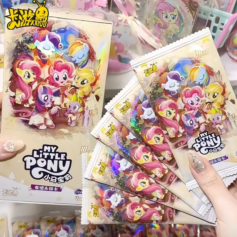 KAYOU My Little Pony Card Friendship Eternal Card Huiyue Package Vol.10 Collection Cards Animation Peripherals Toy Gift In Stock
