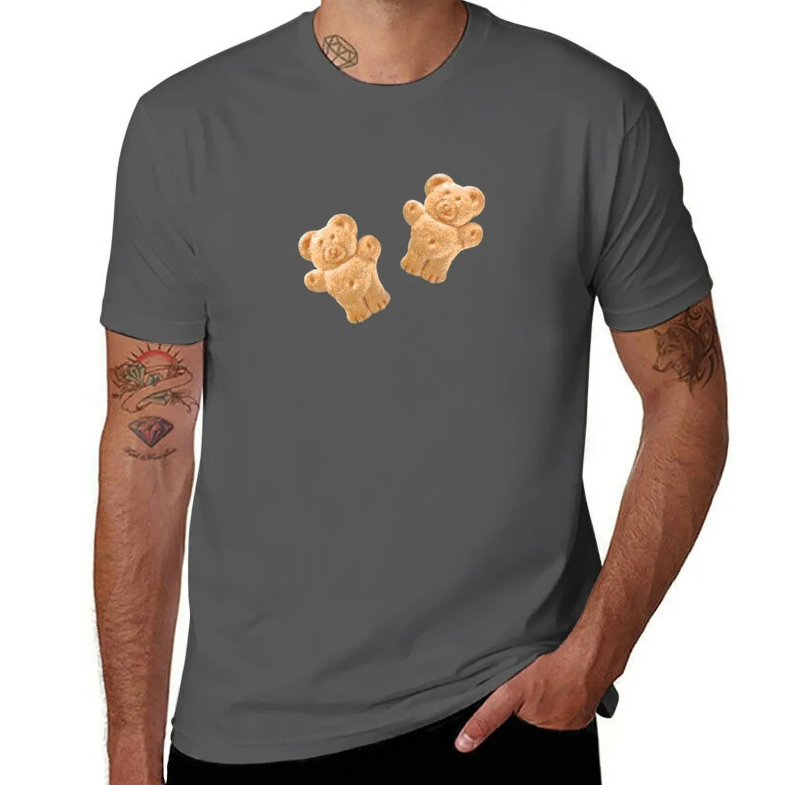 Camiseta Teddy-Bars Chocolate Delicia Biscuits Greatest Taste, camiseta con protección solar para exteriores
