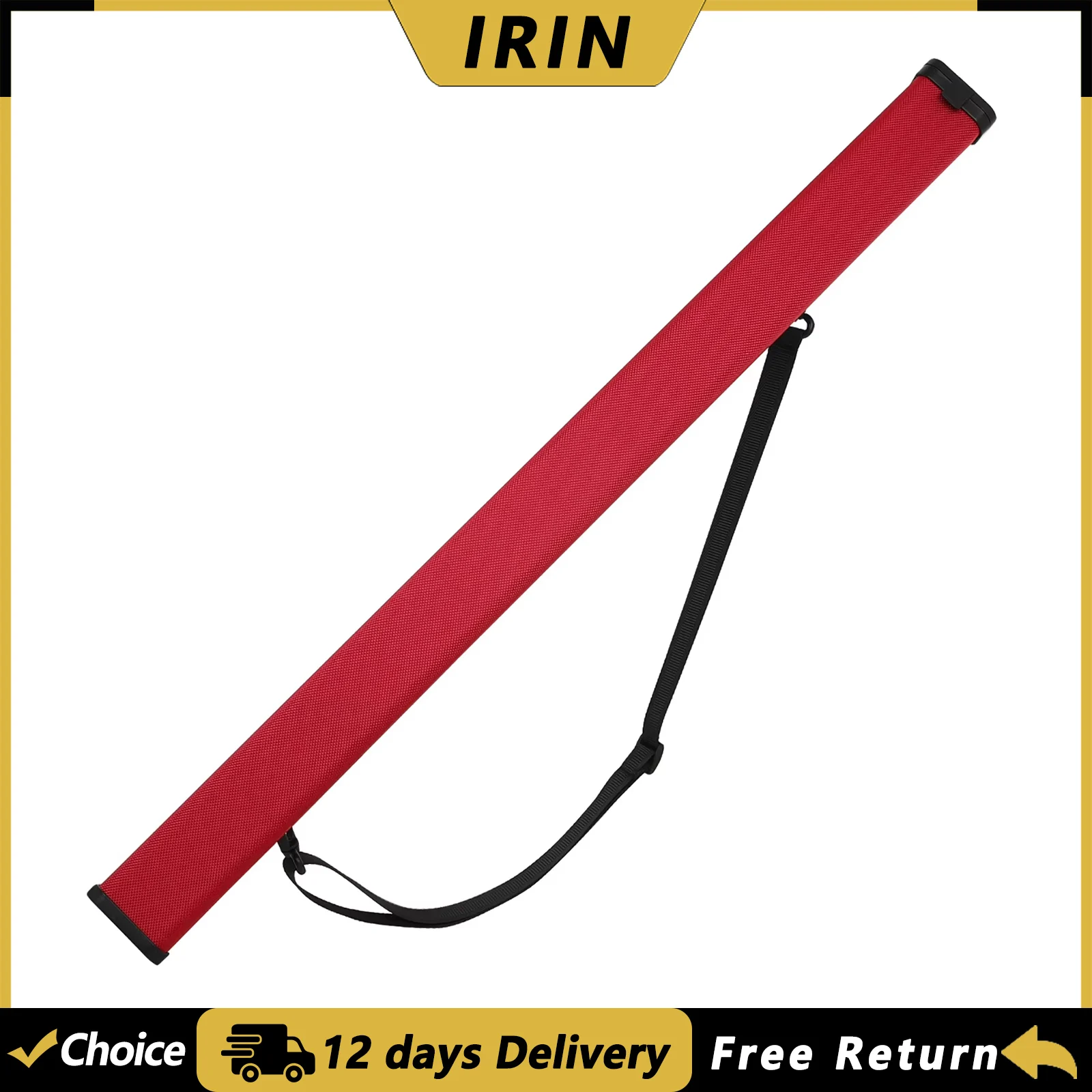 IRIN Cello Bow Case Universal Compression Resistant Aviation Material Alloy Buckle Hand-Held Crossbody Cello Box Velvet Lining