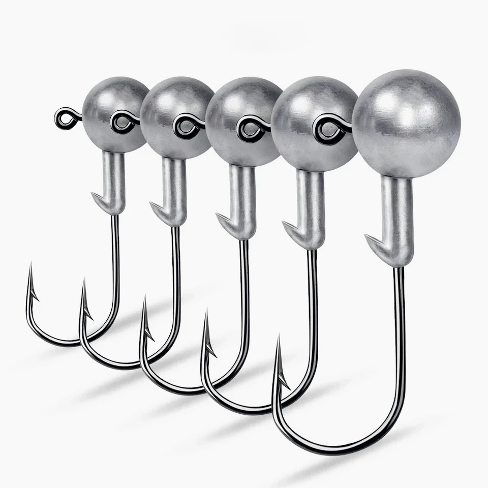 Fishing Hook 1g 2g 3.5g 5g 7g 10g 12g 20g Crank Jig Head Hook Head Jig Lure Hard Bait Soft Worm Fishhook Jig Hook For Fishing view 3