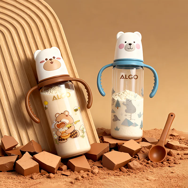 

Детская бутылочка емкостью 240 мл с ручкой, легко чистится, аксессуар для кормления детей, подходит для разных случаев.