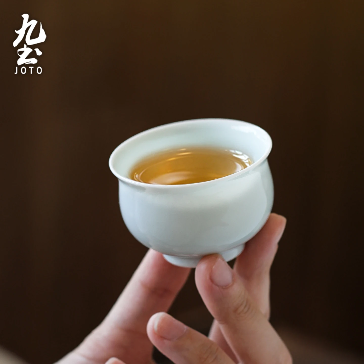 Handcrafted Ceramic Master Teacup, Retro Zen Personal Single Cup, Fragrance‑Concentrating Heat‑Resistant XCBR0162