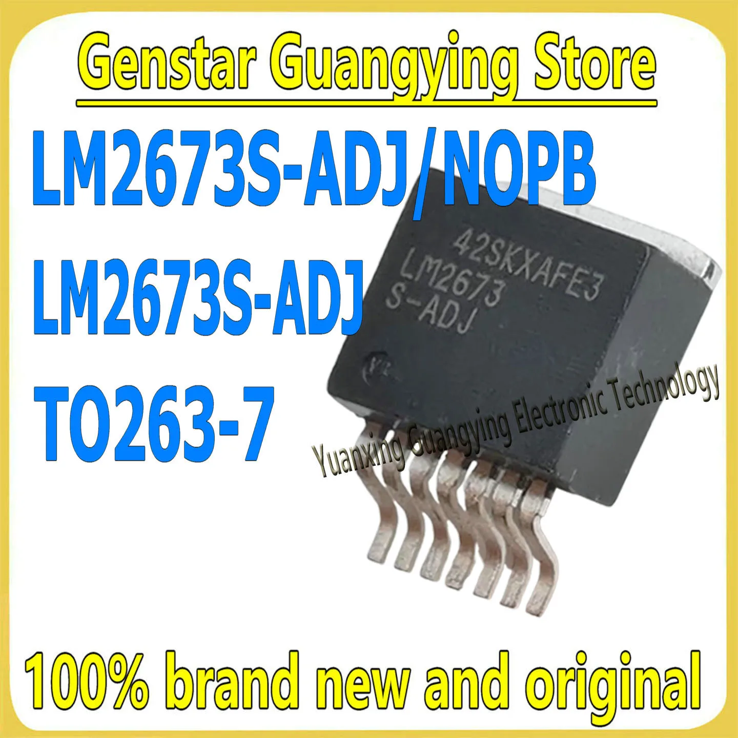 (1 piece) LM2673S-ADJ/NOPB LM2673S-ADJ TO263-7 Step-down regulator Adjustable voltage regulator IC 100% brand new