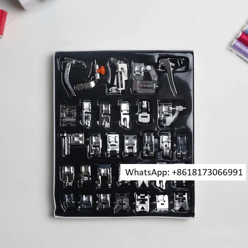 

Sewing machine 32 presser foot set, Shengjia brothers butterfly, true, good, beautiful, leap, universal, multifunctional