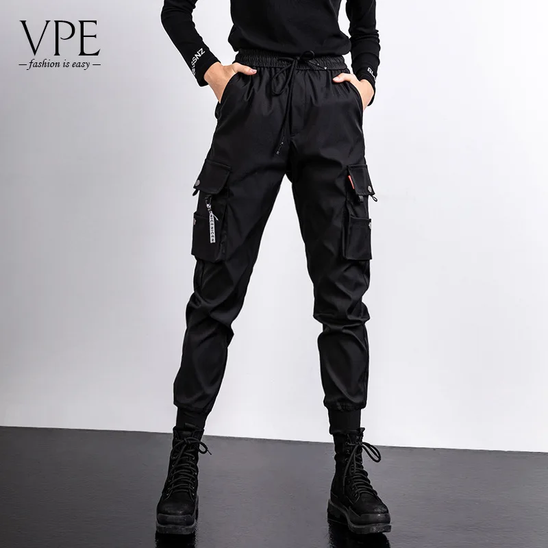 النسخة الكورية من بنطلون جوكر للرجال ، إصبع فضفاض ، المد الوطني ، بنطال رياضي من تسع نقاط ، ماركة الموضة ، الخريف ، جديد