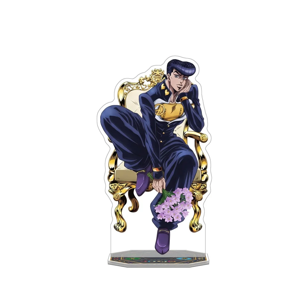 JoJo Bizarre Adventure Acrylic Stand Keychain Royal Style Custom Jonathan Joseph Jotaro Giorno Anime Gift