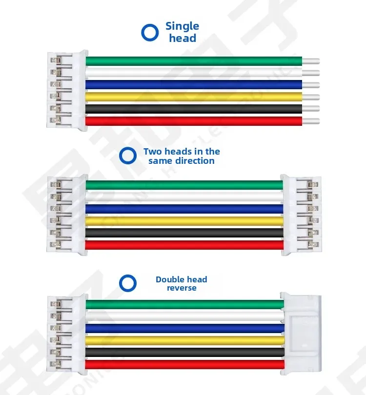 10Pcs PH2.0mm 2/3/4/5/6/7/8/9/10/11/12 Pin Double Head Terminal Line 10CM/20CM/30CM PH2.0 Same/Reverse Direction Electronic Wire