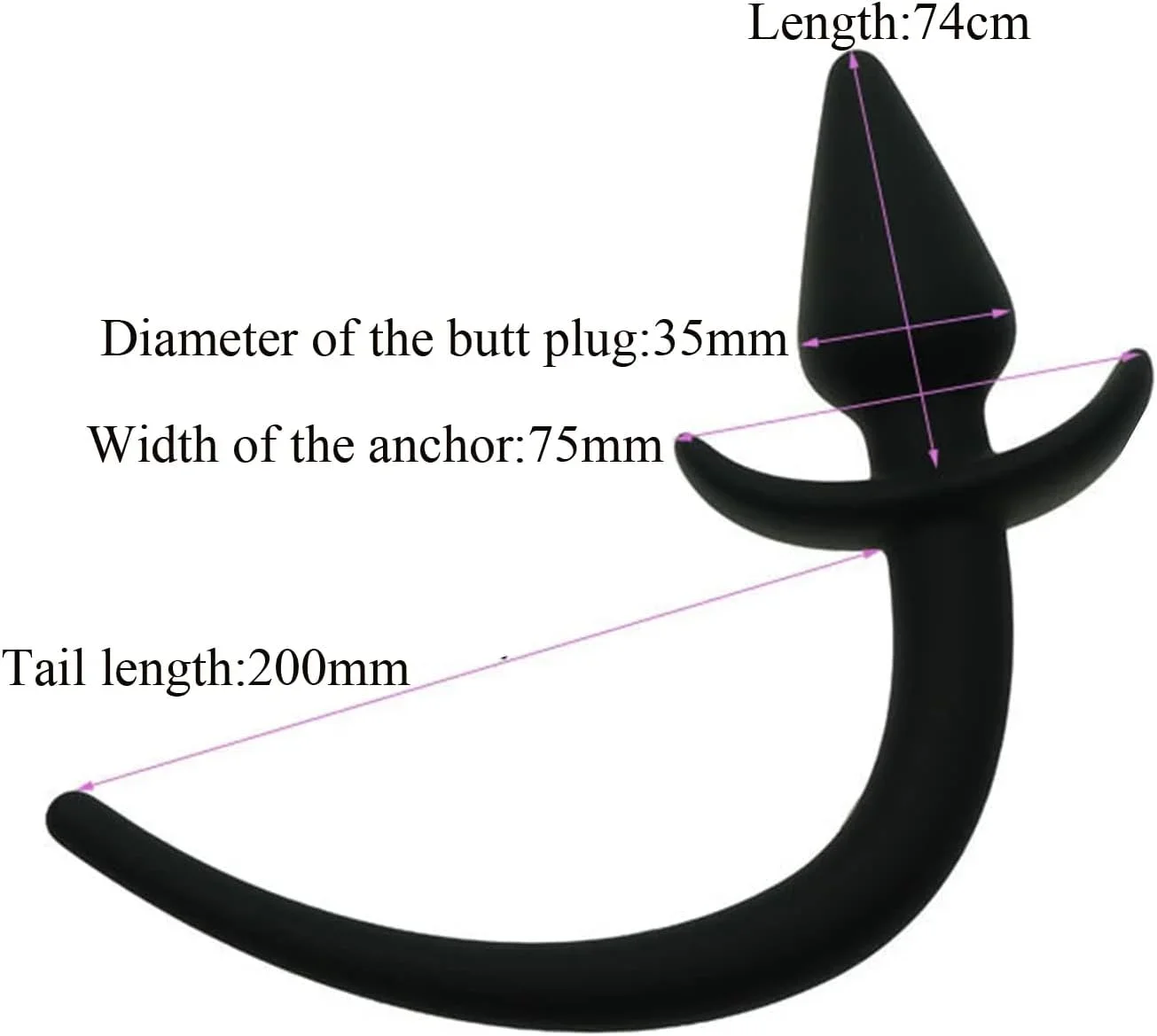 Silikon Anal Butt Plug Hund Schwanz Frauen Penetration Vaginal Stimulator Prostata-massagegerät Erwachsene Sex Spielzeug für Homosexuell Lesben Paare