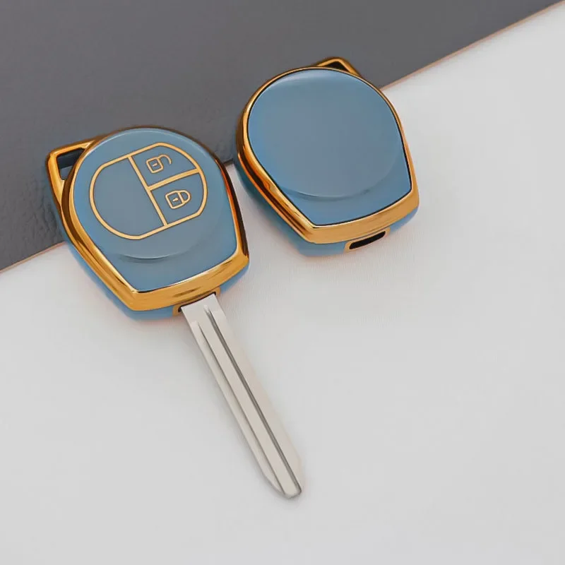 2 Buttons Car Key Cover Case Remote Key Shell Fob Holder Protector Fit For SUZUKI SWIFT SX4 ALTO VITARA IGNIS JIMNY Splash