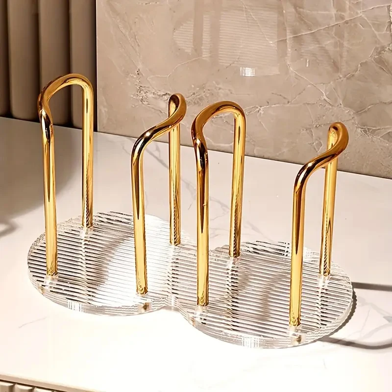 Acrylic Cup Dispenser Holder Disposable Paper Plastic Coffee Cup Display Rack Kitchen Countertop Bar Home Office