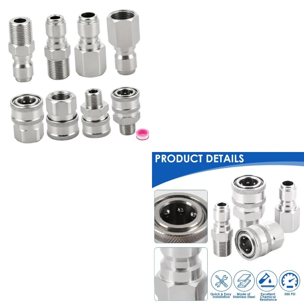 pressure-washer-quick-connecting-adapter-set-3-8-nonrust-steel-high-quality
